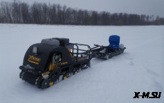 Мотобуксировщик OPTI MAX 22 c реверсом и подогревом ручек