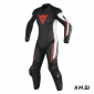 Комбинезон кож. ASSEN 1 PC PERF. LADY BLACK/WHITE/RED-FLUO