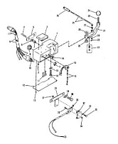 Компоненты ручного управления 2-Х ТАКТНОГО ПЛМ MERCURY 90 Серийный номер от 0B240451 до 0C221999