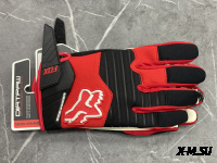 Перчатки взрослые FOX XD2-17 цв. Черно-красный  р. XL